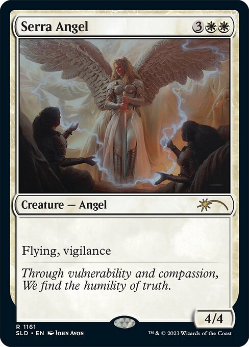 Serra Angel — Secret Lair Drop #1161, art by John Avon