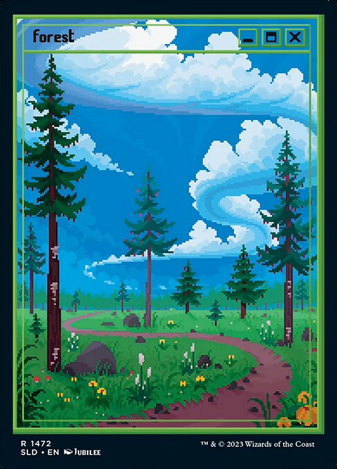 Forest — Secret Lair Drop #1472, art by Jubilee