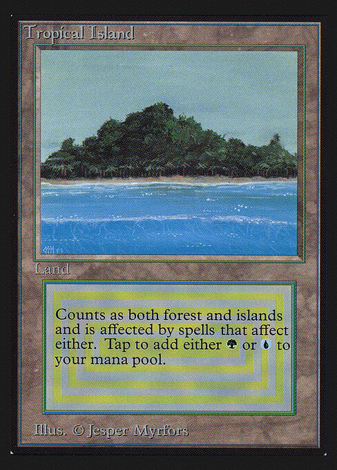 Tropical Island — Collectors' Edition #284, art by Jesper Myrfors