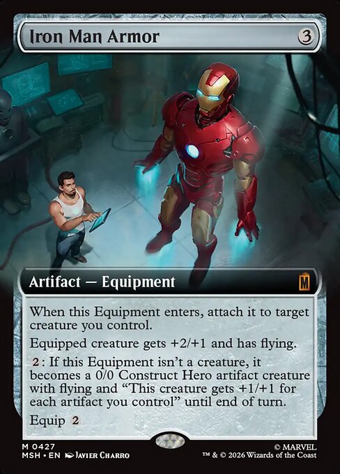Iron Man Armor — Marvel Super Heroes #427, art by Javier Charro