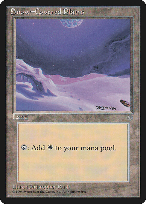 Snow-Covered Plains — Ice Age #367, art by Christopher Rush