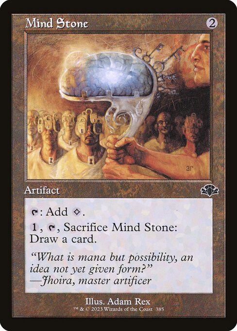 Mind Stone — Dominaria Remastered #385, art by Adam Rex