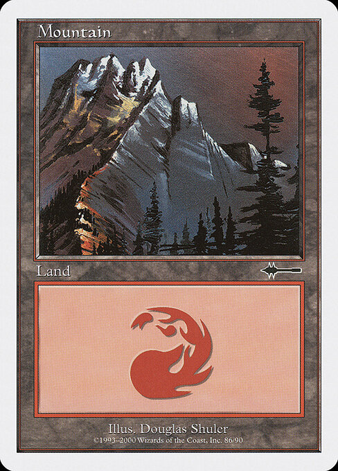 Mountain — Beatdown Box Set #86, art by Douglas Shuler