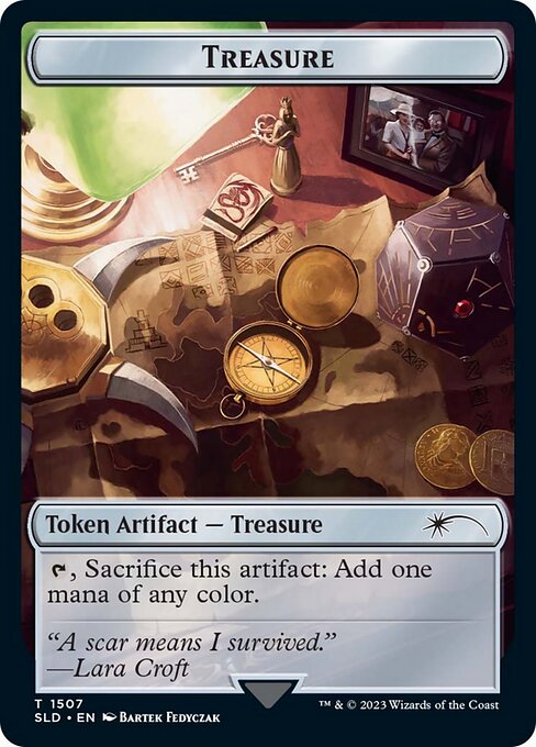 Treasure — Secret Lair Drop #1507, art by Bartek Fedyczak