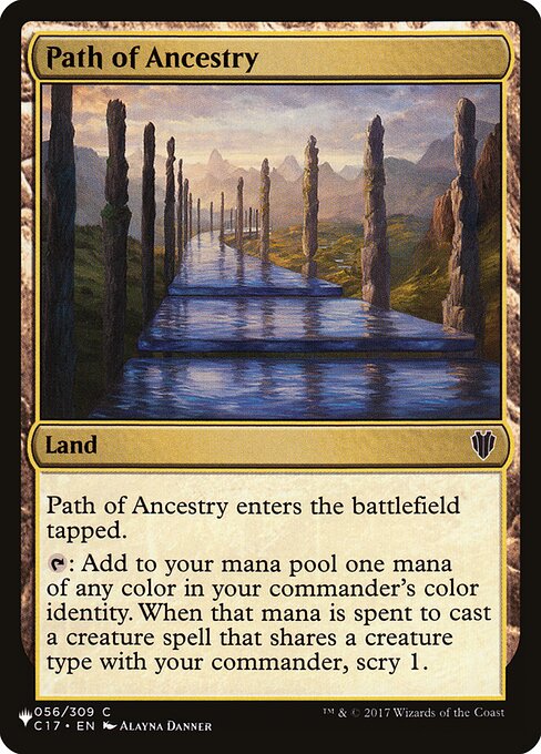 Path of Ancestry — The List #C17-56, art by Alayna Danner