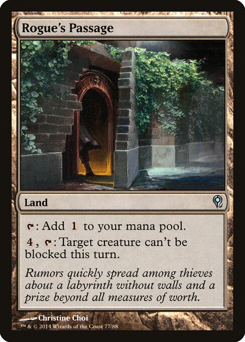 Rogue's Passage — Duel Decks: Jace vs. Vraska #77, art by Christine Choi