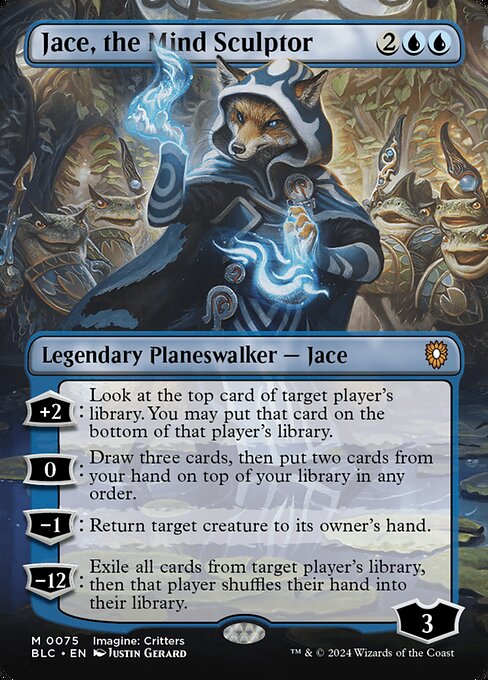 Jace, the Mind Sculptor — Bloomburrow Commander #75, art by Justin Gerard