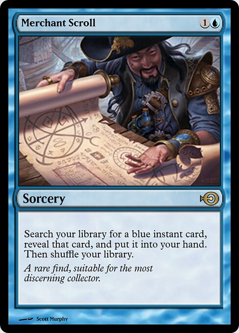 Merchant Scroll — Magic Online Promos #68055, art by Scott Murphy