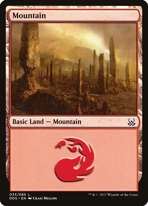 Mountain — Duel Decks: Mind vs. Might #33, art by Craig Mullins