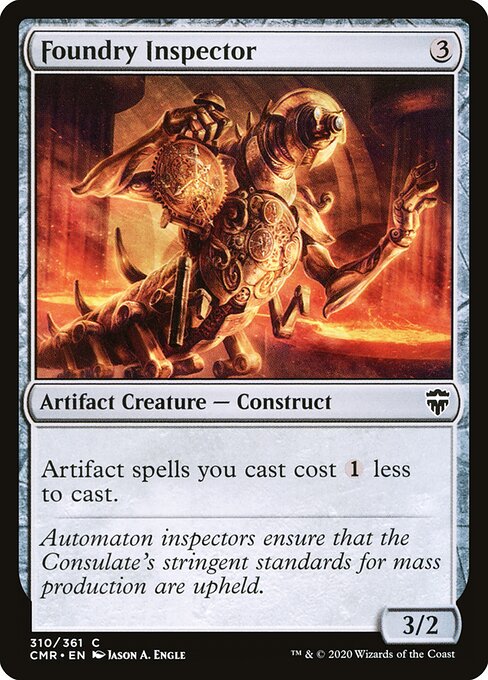 Foundry Inspector — Commander Legends #310, art by Jason A. Engle