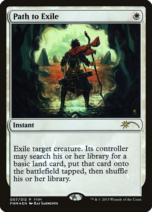 Path to Exile — Friday Night Magic 2015 #7, art by Raf Sarmento