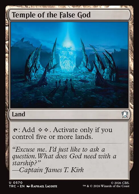 Temple of the False God