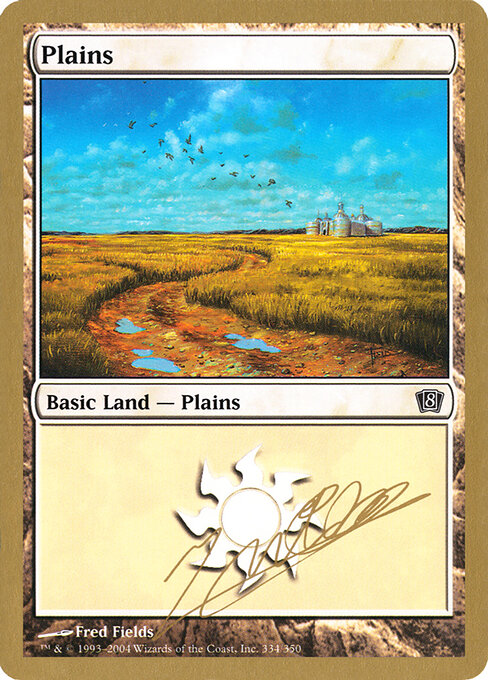 Plains — World Championship Decks 2004 #jn334, art by Fred Fields