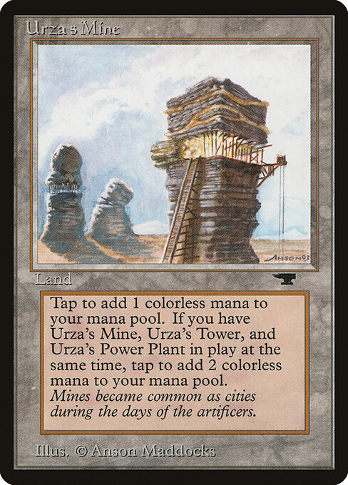 Urza's Mine — Antiquities #83d, art by Anson Maddocks