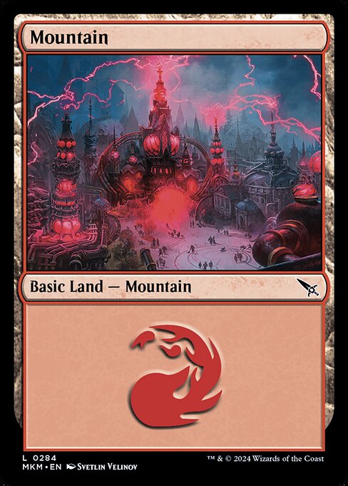 Mountain — Murders at Karlov Manor #284, art by Svetlin Velinov