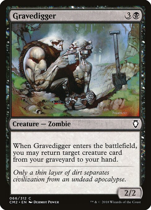 Gravedigger — Commander Anthology Volume II #66, art by Dermot Power