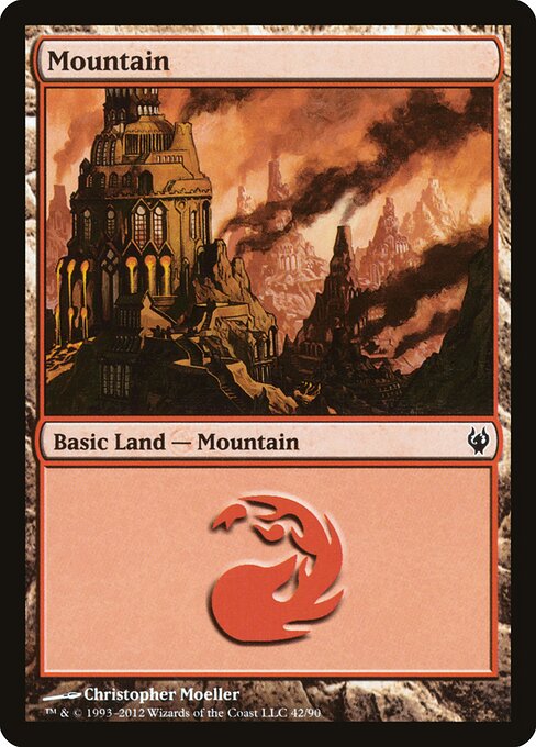 Mountain — Duel Decks: Izzet vs. Golgari #42, art by Christopher Moeller