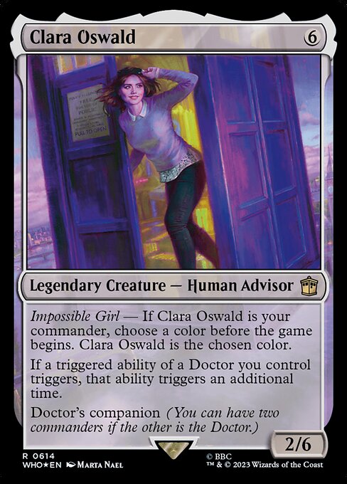 Clara Oswald — Doctor Who #614, art by Marta Nael