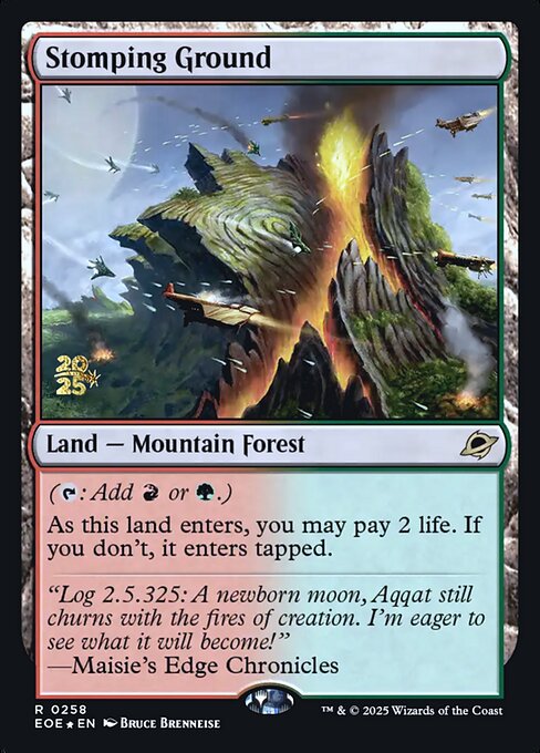 Stomping Ground — Edge of Eternities Promos #258s, art by Bruce Brenneise