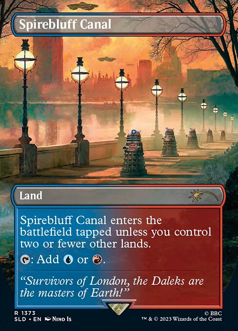 Spirebluff Canal — Secret Lair Drop #1373, art by Nino Is