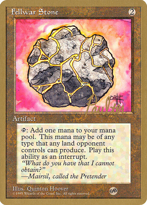 Fellwar Stone — Pro Tour Collector Set #pp319sb, art by Quinton Hoover