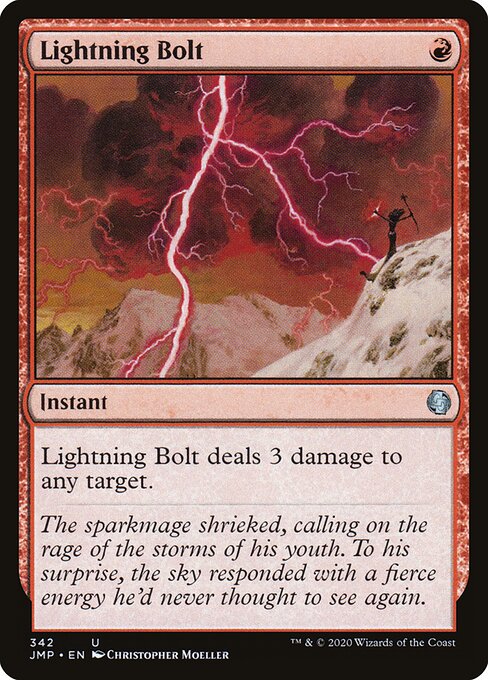 Lightning Bolt — Jumpstart #342, art by Christopher Moeller