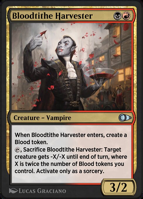 Bloodtithe Harvester — Pioneer Masters #207, art by Lucas Graciano