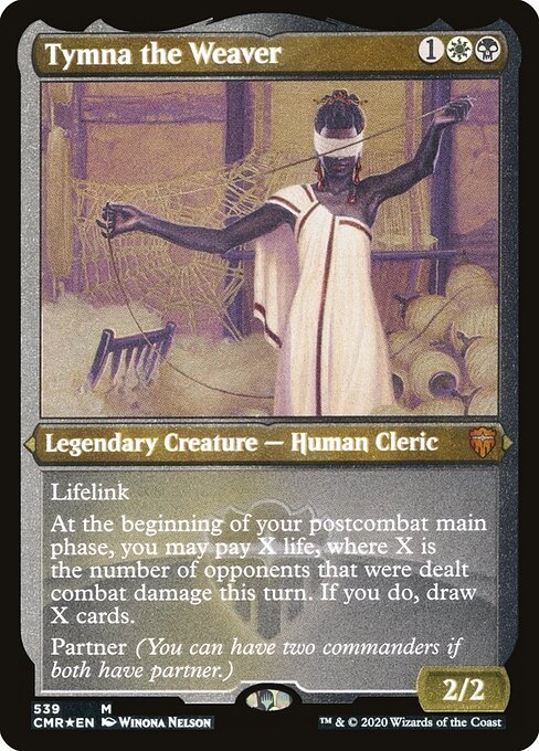 Tymna the Weaver — Commander Legends #539, art by Winona Nelson