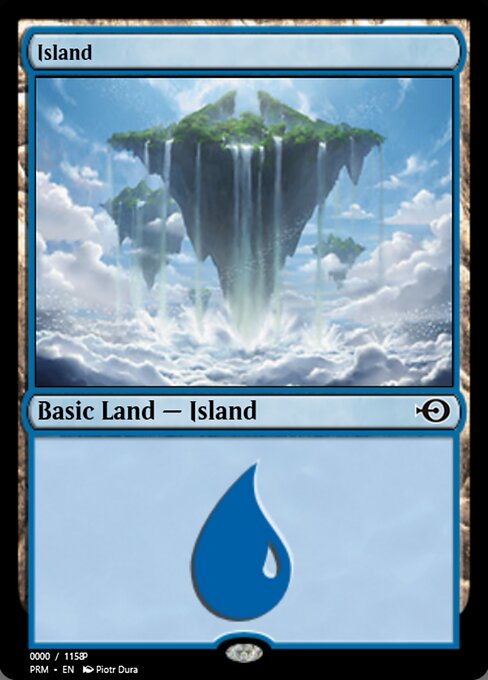 Island — Magic Online Promos #81846, art by Piotr Dura