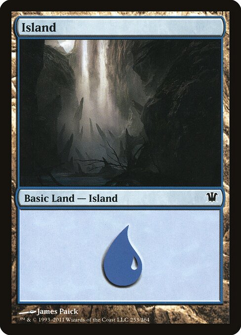 Island — Innistrad #253, art by James Paick