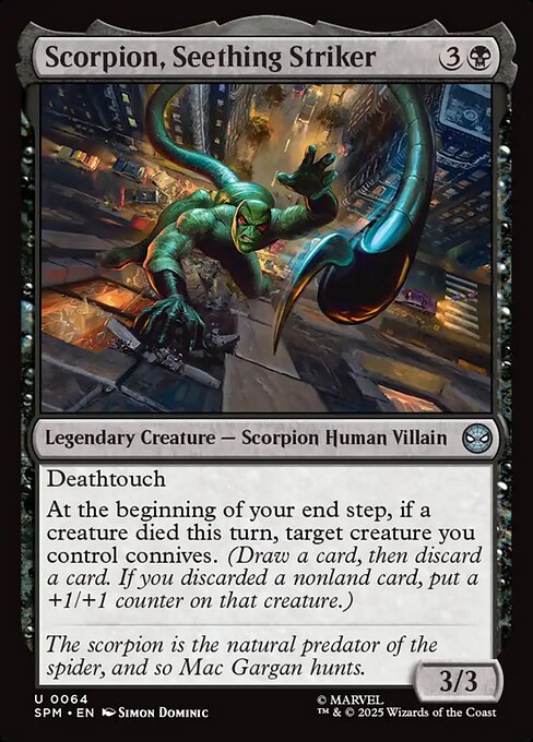 Scorpion, Seething Striker