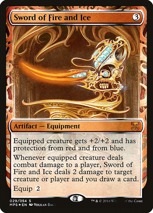 Sword of Fire and Ice — Kaladesh Inventions #29, art by Volkan Baǵa
