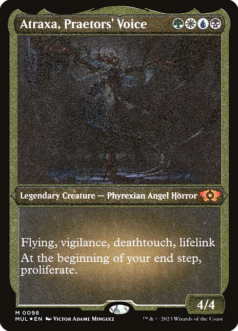 Atraxa, Praetors' Voice — Multiverse Legends #98, art by Victor Adame Minguez