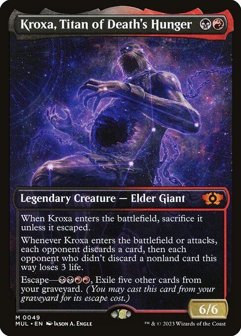 Kroxa, Titan of Death's Hunger — Multiverse Legends #49, art by Jason A. Engle