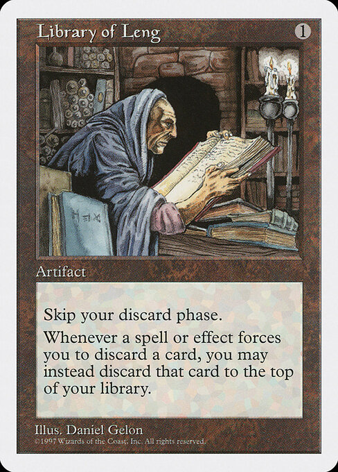Library of Leng — Fifth Edition #387, art by Daniel Gelon