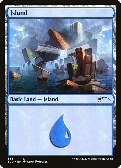 Island — Secret Lair Drop #555, art by Adam Paquette
