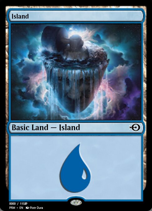 Island — Magic Online Promos #81850, art by Piotr Dura