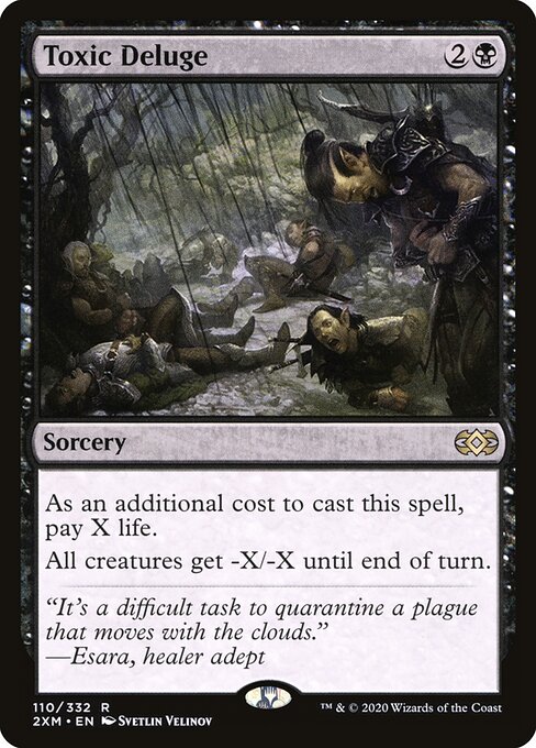 Toxic Deluge — Double Masters #110, art by Svetlin Velinov
