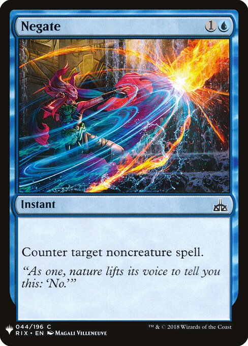 Negate — The List #RIX-44, art by Magali Villeneuve