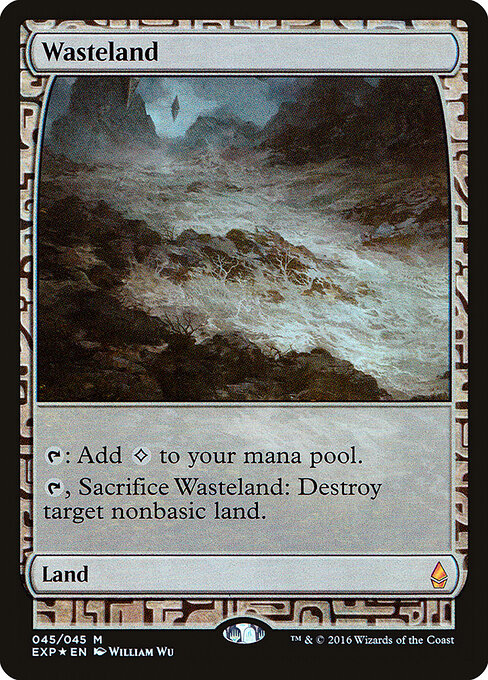 Wasteland — Zendikar Expeditions #45, art by William Wu