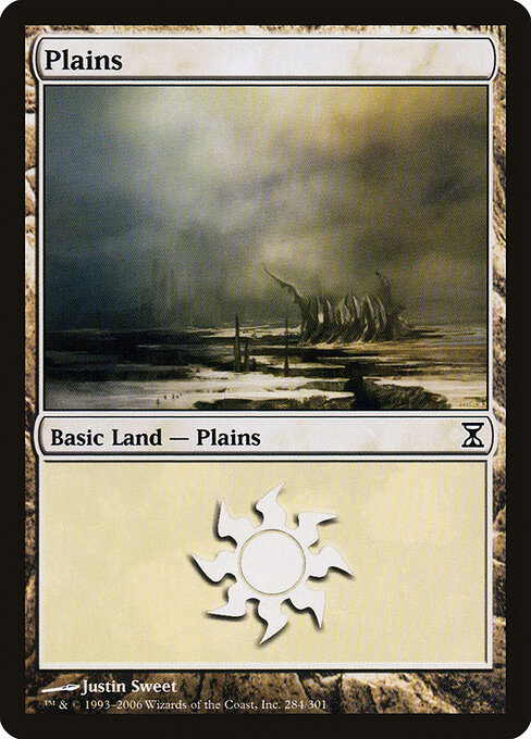 Plains — Time Spiral #284, art by Justin Sweet