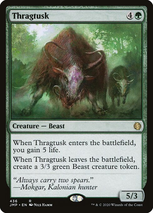 Thragtusk — Jumpstart #436, art by Nils Hamm