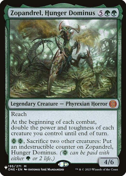 Zopandrel, Hunger Dominus