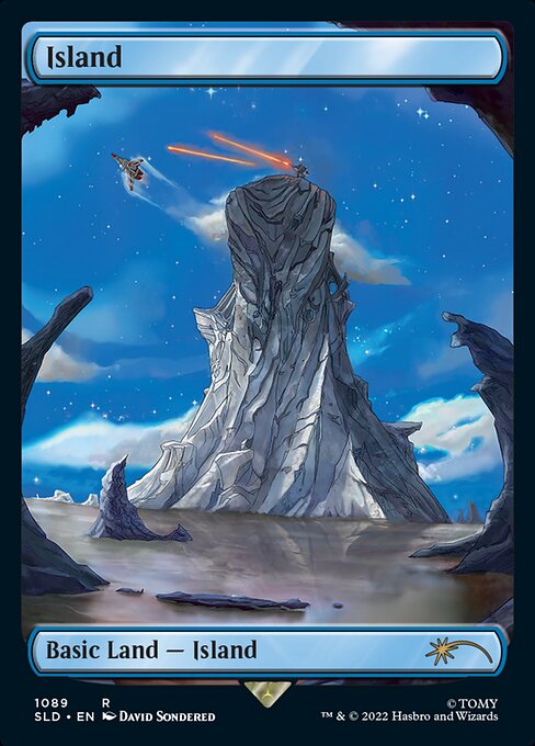 Island — Secret Lair Drop #1089, art by David Sondered