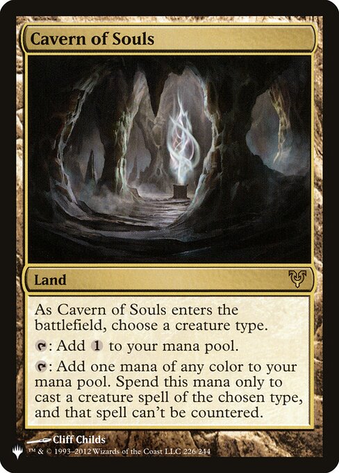Cavern of Souls — The List #AVR-226, art by Cliff Childs