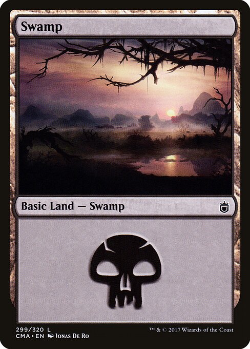 Swamp — Commander Anthology #299, art by Jonas De Ro