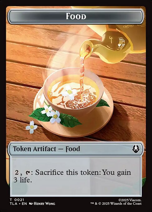Food — Avatar: The Last Airbender Tokens #21, art by Henry Wong