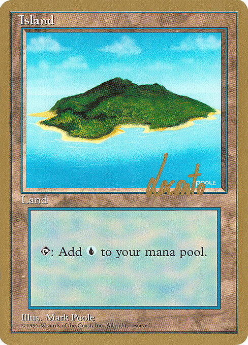 Island — Pro Tour Collector Set #ml367, art by Mark Poole