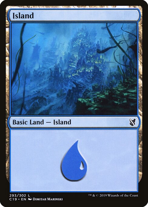 Island — Commander 2019 #293, art by Dimitar Marinski
