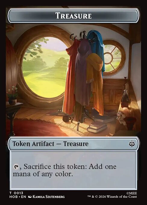 Treasure — The Hobbit Tokens #13, art by Kamila Szutenberg